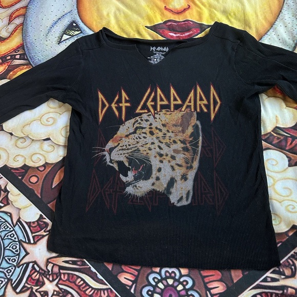 Def Leppard Thermal Long Sleeve - Picture 1 of 3
